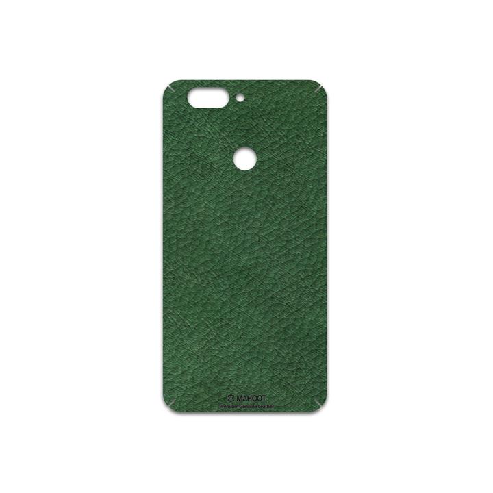 برچسب پوششی ماهوت مدل Green-Leather مناسب برای گوشی موبایل الفون P8 Mini MAHOOT Green-Leather Cover Sticker for Elephone P8 Mini
